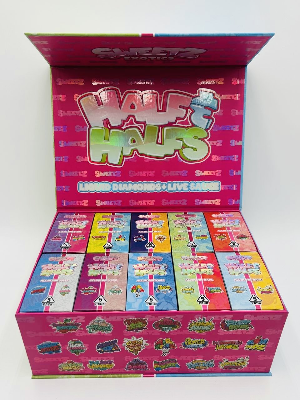 BULK SWEET EXOTICS HALF AND HALFS BULK SWEET EXOTICS HALF AND HALFS
